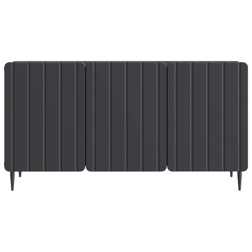 ТВ шкаф Черно 99 x 34,5 x 52 см Инженерна дървесина