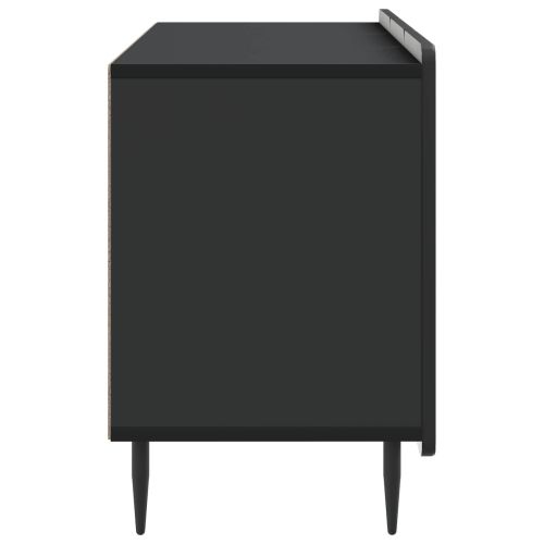ТВ шкаф Черно 99 x 34,5 x 52 см Инженерна дървесина
