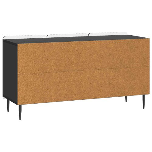 ТВ шкаф Черно 99 x 34,5 x 52 см Инженерна дървесина