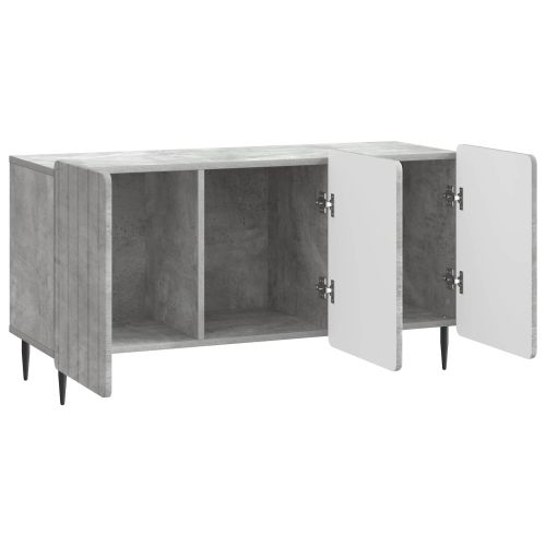 ТВ шкаф Бетонно сиво 99 x 34,5 x 52 см Инженерна дървесина