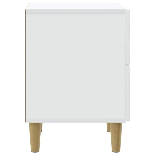 Нощен шкаф 2 pcs Бяло 43 x 34,5 x 48 см Инженерна дървесина