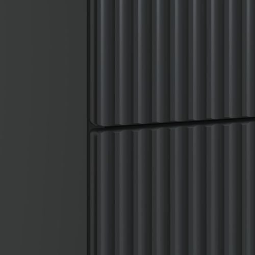 Нощен шкаф 2 pcs Черно 43 x 34,5 x 48 см Инженерна дървесина