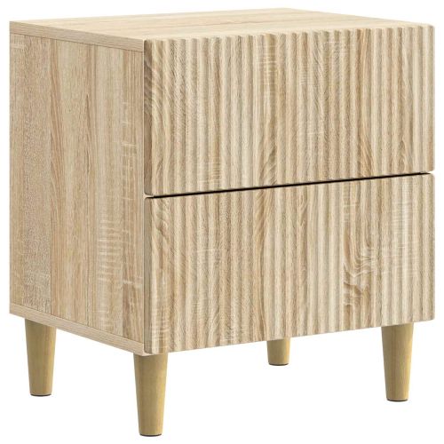 Нощен шкаф с чекмедже 2 pcs Дъб сонома 43 x 34,5 x 48 см