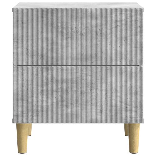 Нощен шкаф Бетонно сиво 43 x 34,5 x 48 см Инженерна дървесина