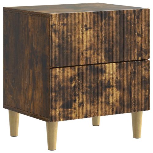Нощен шкаф с чекмедже 2 pcs Опушен дъб 43 x 34,5 x 48 см