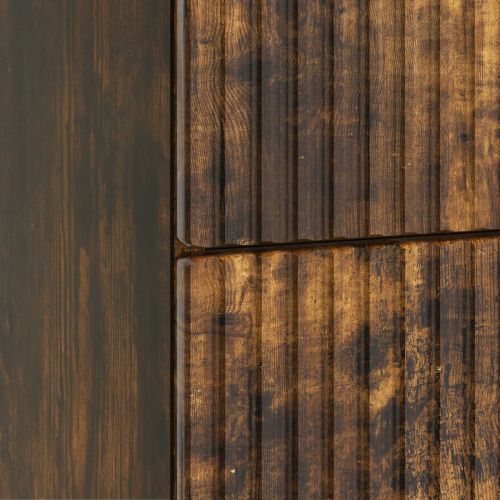 Нощен шкаф с чекмедже 2 pcs Опушен дъб 43 x 34,5 x 48 см