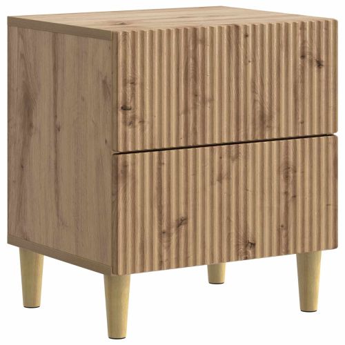 Нощен шкаф с чекмедже 2 pcs Дъб артизан 43 x 34,5 x 48 см