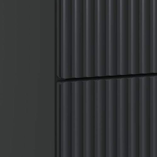 Нощен шкаф Черно 62 x 34,5 x 48 см Инженерна дървесина