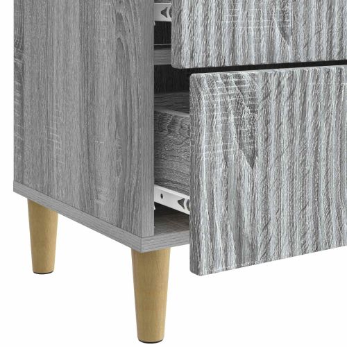Нощен шкаф Сива сонома 62 x 34,5 x 48 см Инженерна дървесина