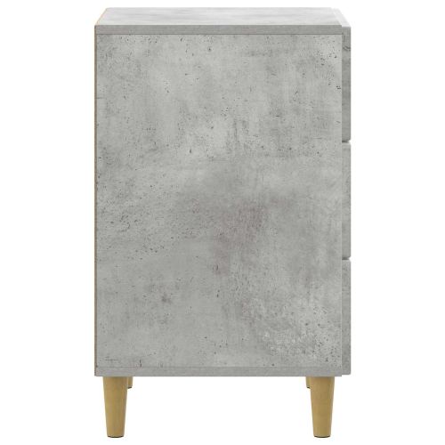 Нощен шкаф Бетонно сиво 43 x 41 x 66,5 см Инженерна дървесина