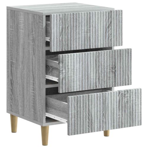 Нощен шкаф Сива сонома 43 x 41 x 66,5 см Инженерна дървесина