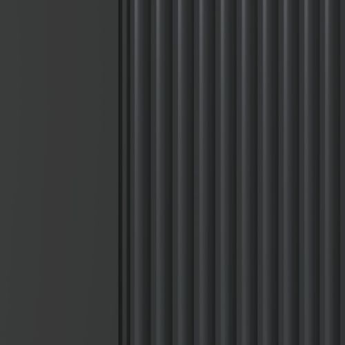 Нощен шкаф 2 pcs Черно 43 x 34,5 x 50 см Инженерна дървесина