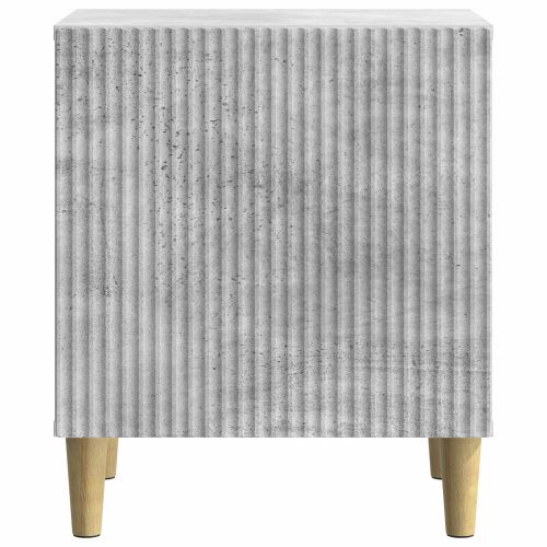 Нощен шкаф Бетонно сиво 43 x 34,5 x 50 см Инженерна дървесина