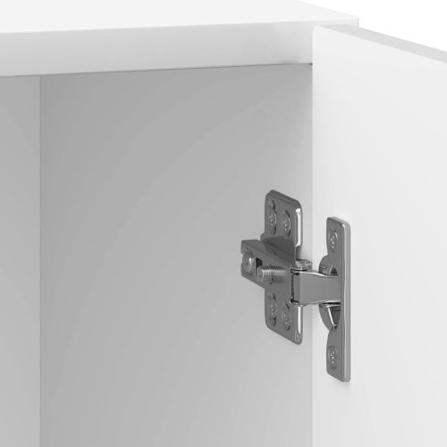 Нощен шкаф 2 pcs Бял гланц 43 x 34,5 x 50 см