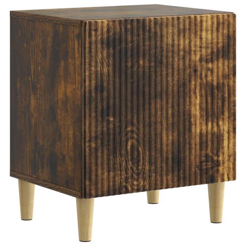 Нощен шкаф 2 pcs Опушен дъб 43 x 34,5 x 50 см