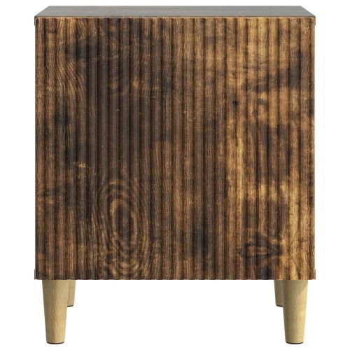 Нощен шкаф 2 pcs Опушен дъб 43 x 34,5 x 50 см