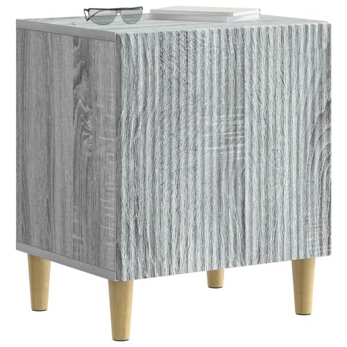 Нощен шкаф 2 pcs Сива сонома 43 x 34,5 x 50 см