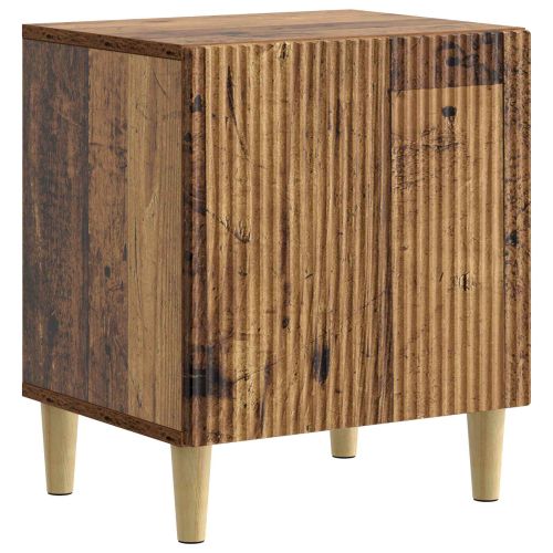 Нощен шкаф 2 pcs Старо дърво 43 x 34,5 x 50 см