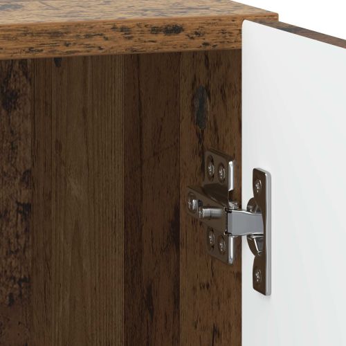 Нощен шкаф 2 pcs Старо дърво 43 x 34,5 x 50 см