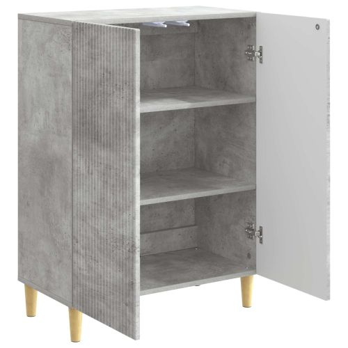 Служебен шкаф Бетонно сиво 66 x 34,5 x 90 см