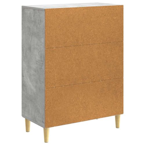 Служебен шкаф Бетонно сиво 66 x 34,5 x 90 см