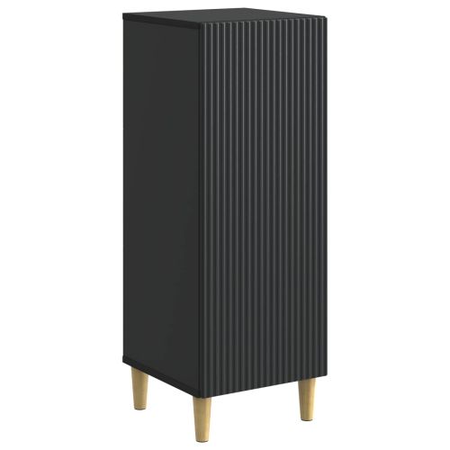 Служебен шкаф Черно 33 x 34,5 x 90 см Инженерна дървесина