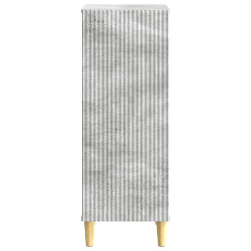 Служебен шкаф Бетонно сиво 33 x 34,5 x 90 см