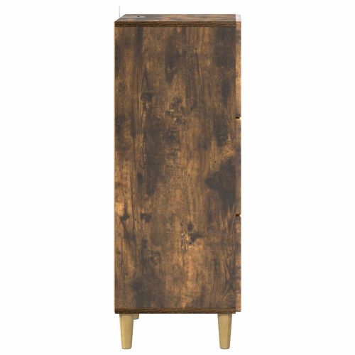 Чекмеджетен шкаф Опушен дъб 33 x 34,5 x 90 см