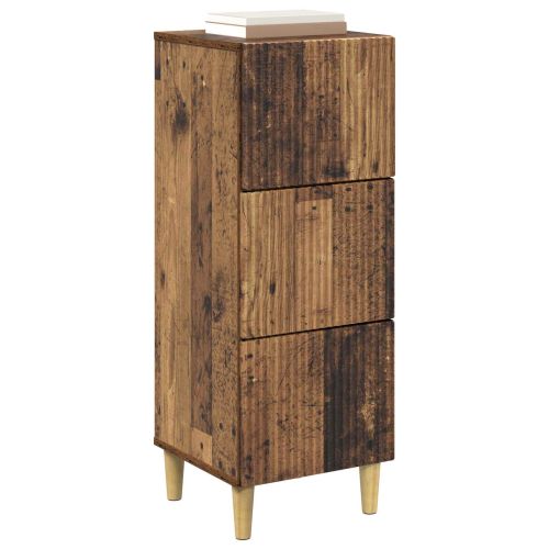 Чекмеджетен шкаф Старо дърво 33 x 34,5 x 90 см