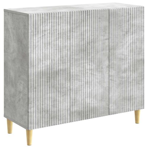 Служебен шкаф Бетонно сиво 89 x 34,5 x 80 см