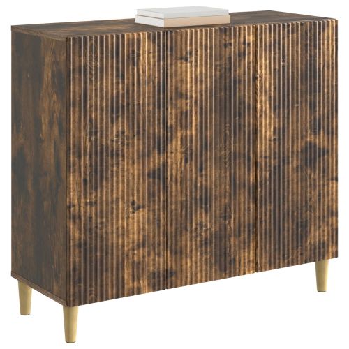 Служебен шкаф Опушен дъб 89 x 34,5 x 80 см Инженерна дървесина