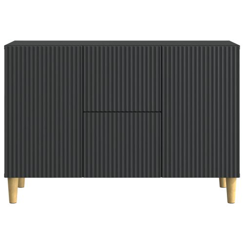 Служебен шкаф Черно 89 x 34,5 x 60 см Инженерна дървесина