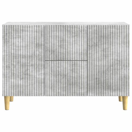 Служебен шкаф с чекмедже Бетонно сиво 89 x 34,5 x 60 см