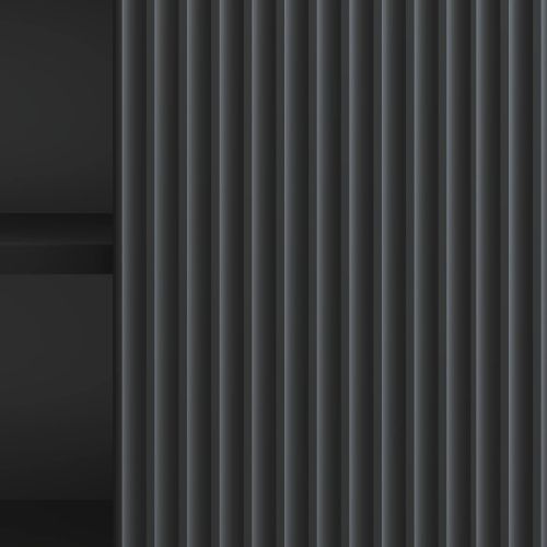 ТВ шкаф Черно 150 x 31 x 50 см Инженерна дървесина