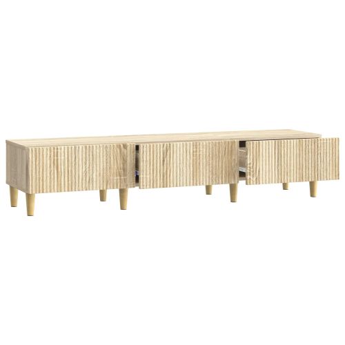 ТВ шкаф Дъб сонома 147 x 34,5 x 30 см Инженерна дървесина