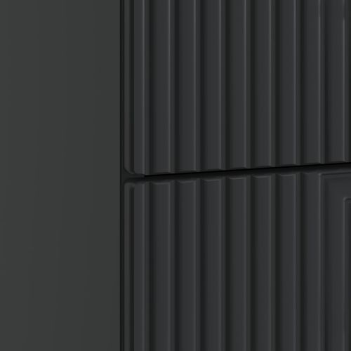 Нощен шкаф 2 pcs Черно 43 x 34,5 x 47,5 см Инженерна дървесина