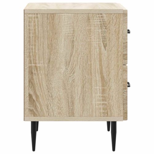 Нощен шкаф с чекмедже 2 pcs Дъб сонома 43 x 34,5 x 47,5 см