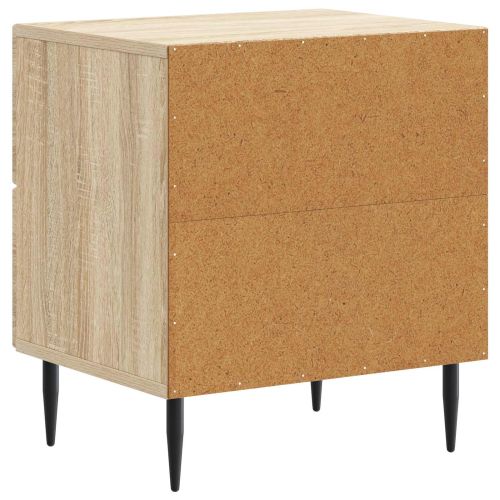 Нощен шкаф с чекмедже 2 pcs Дъб сонома 43 x 34,5 x 47,5 см