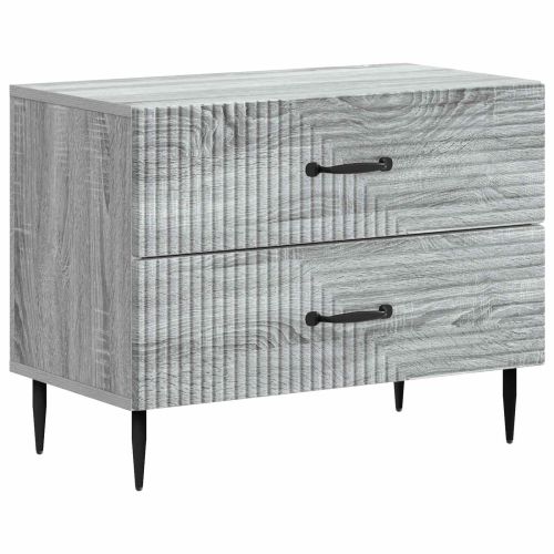 Нощен шкаф Сива сонома 62 x 34,5 x 47,5 см Инженерна дървесина