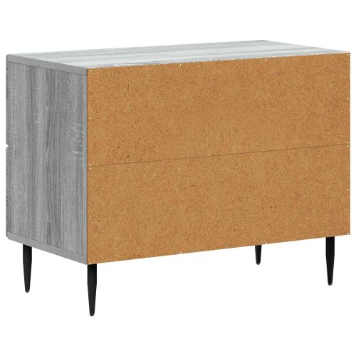Нощен шкаф Сива сонома 62 x 34,5 x 47,5 см Инженерна дървесина