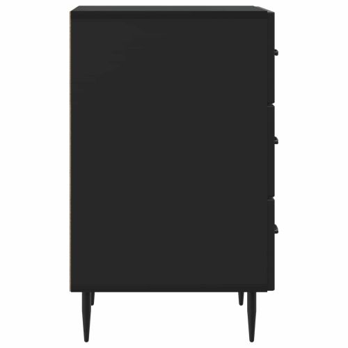 Нощен шкаф Черно 43 x 41 x 66,5 см Инженерна дървесина