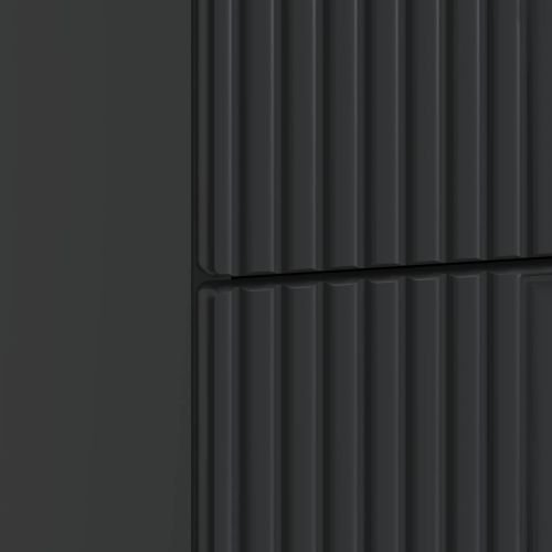 Нощен шкаф Черно 43 x 41 x 66,5 см Инженерна дървесина