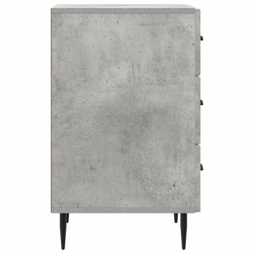 Нощен шкаф Бетонно сиво 43 x 41 x 66,5 см Инженерна дървесина