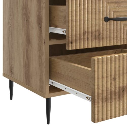 Нощен шкаф Дъб артизан 43 x 41 x 66,5 см Инженерна дървесина