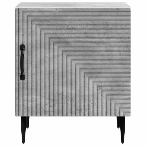 Нощен шкаф 2 pcs Бетонно сиво 43 x 34,5 x 50 см