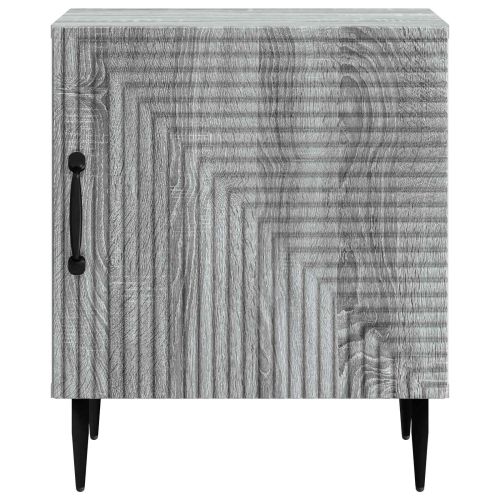Нощен шкаф 2 pcs Сива сонома 43 x 34,5 x 50 см