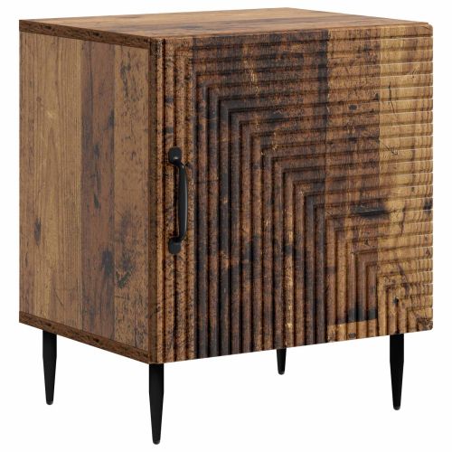 Нощен шкаф 2 pcs Старо дърво 43 x 34,5 x 50 см