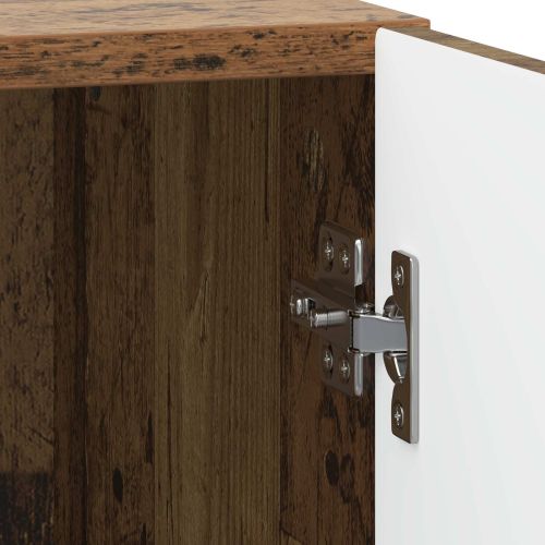 Нощен шкаф 2 pcs Старо дърво 43 x 34,5 x 50 см