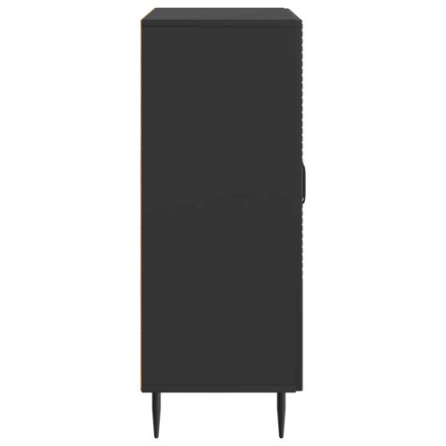 Служебен шкаф Черно 66 x 34,5 x 89,5 см Инженерна дървесина