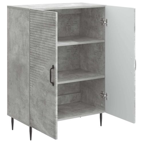 Служебен шкаф Бетонно сиво 66 x 34,5 x 89,5 см